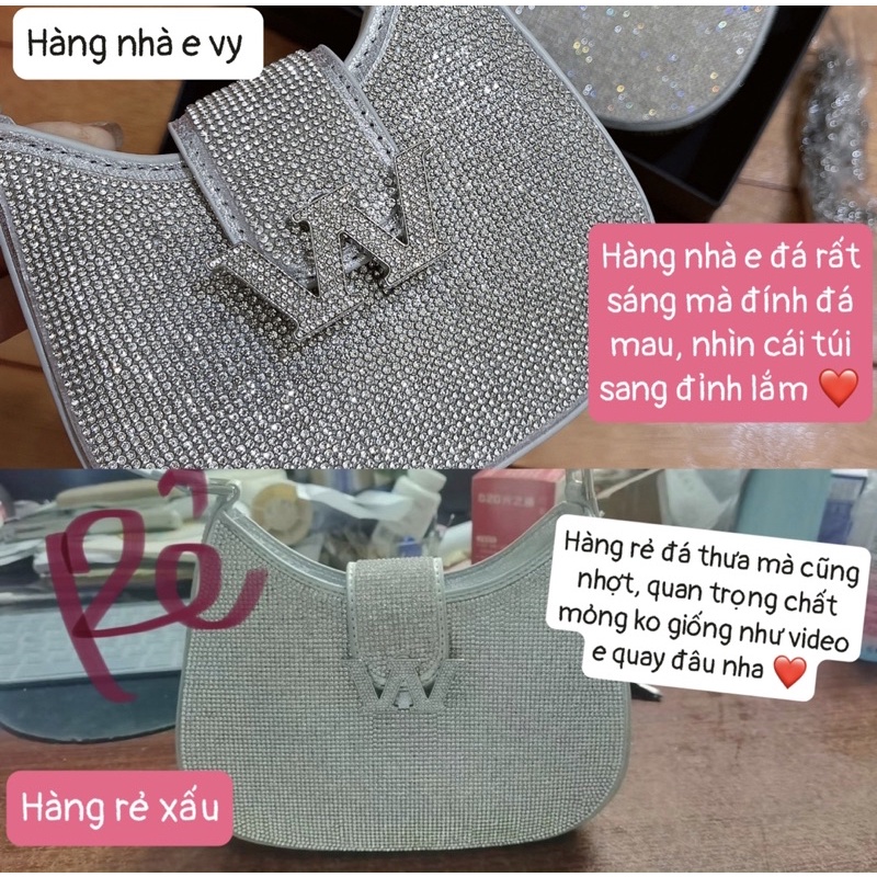 Túi WANG W ngắn full đó size mini và size 22 kèm hộp siêu sang
