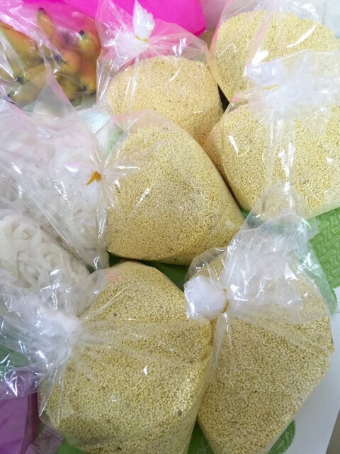 1Kg Hạt Kê Nếp Vàng  cho bé ăn dặm, làm sữa hạt