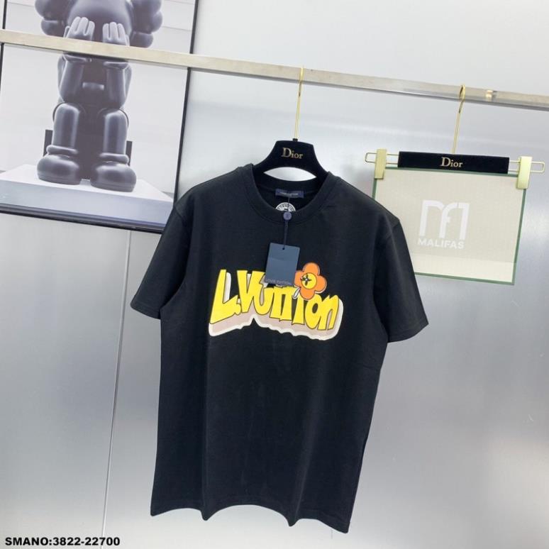 Áo phông nam LV phối chữ cao cấp không bong -Áo phông nam mới nhất -Dũng Buotique