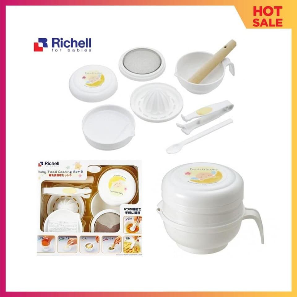 BỘ CHẾ BIẾN THỨC ĂN DẶM KIỂU NHẬT RICHELL