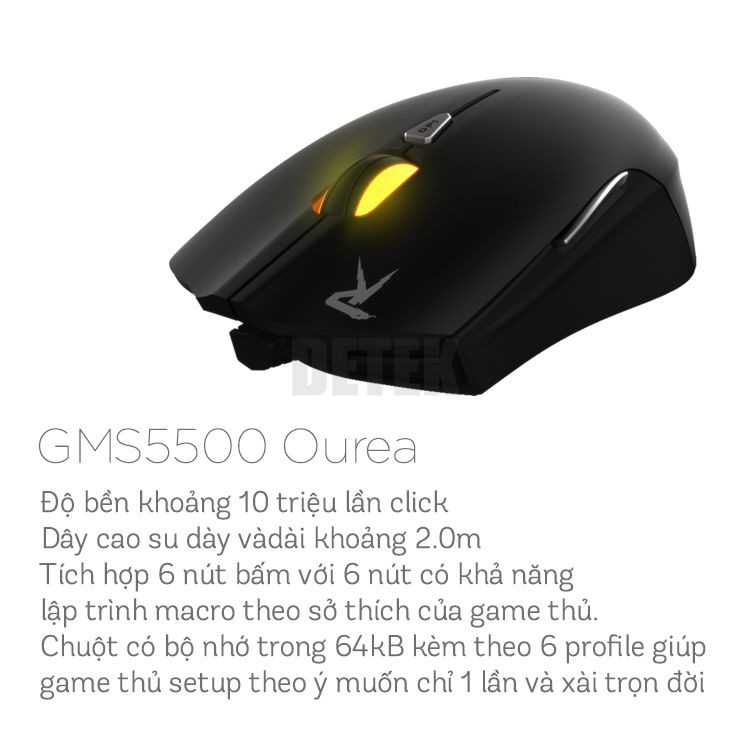 THANH LÝ Bàn phím có dây game thủ chính hãng Gamdias GKC6000