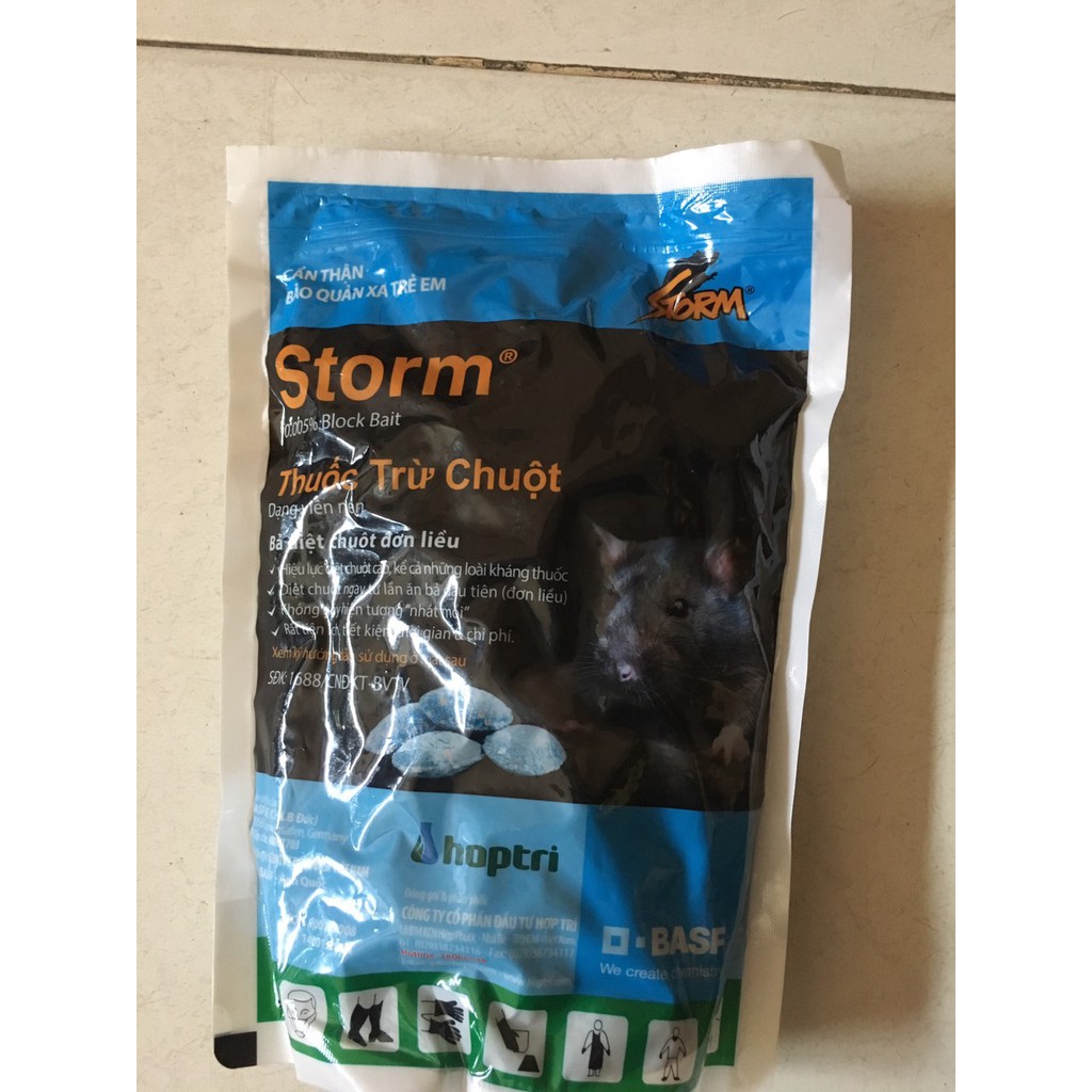 THUỐC DIỆT CHUỘT STORM( BASF-ĐỨC) 1KG