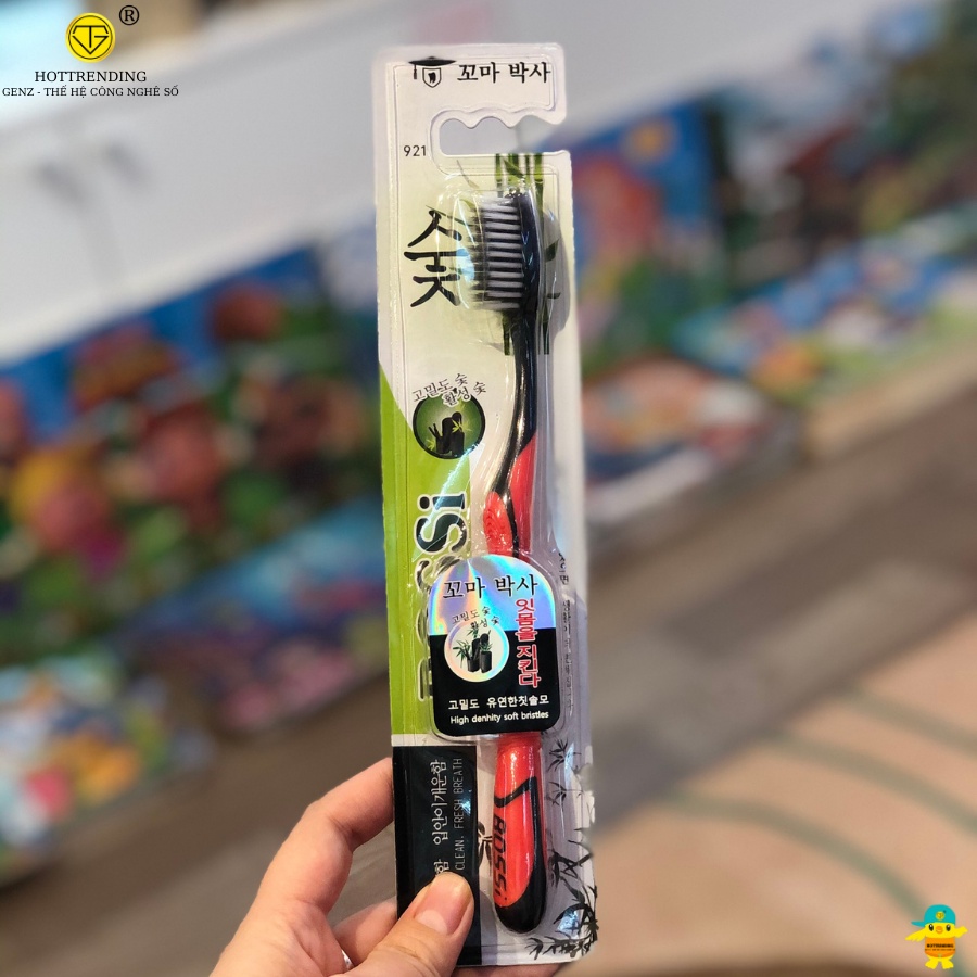 Bàn chải đánh răng nhật bản siêu mềm của Nhật làm từ than hoạt tính