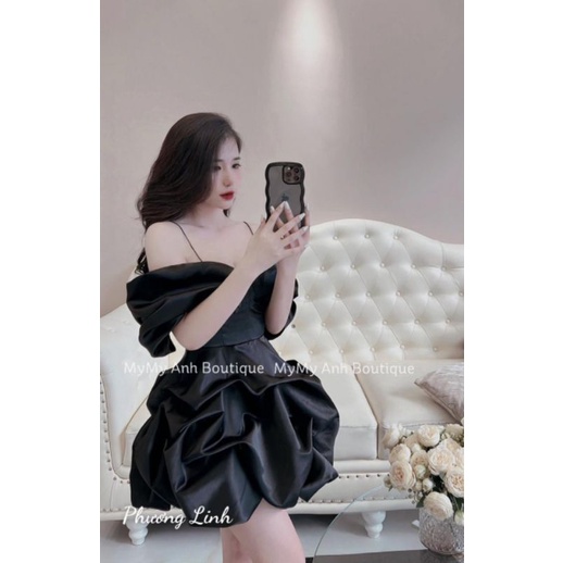 [SIÊU PHẨM] ĐẦM BODY HAI DÂY DỰ TIỆC CO DÃN XQ6321