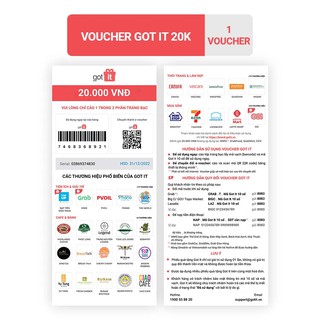 [HB Gift] Voucher Got it 20K