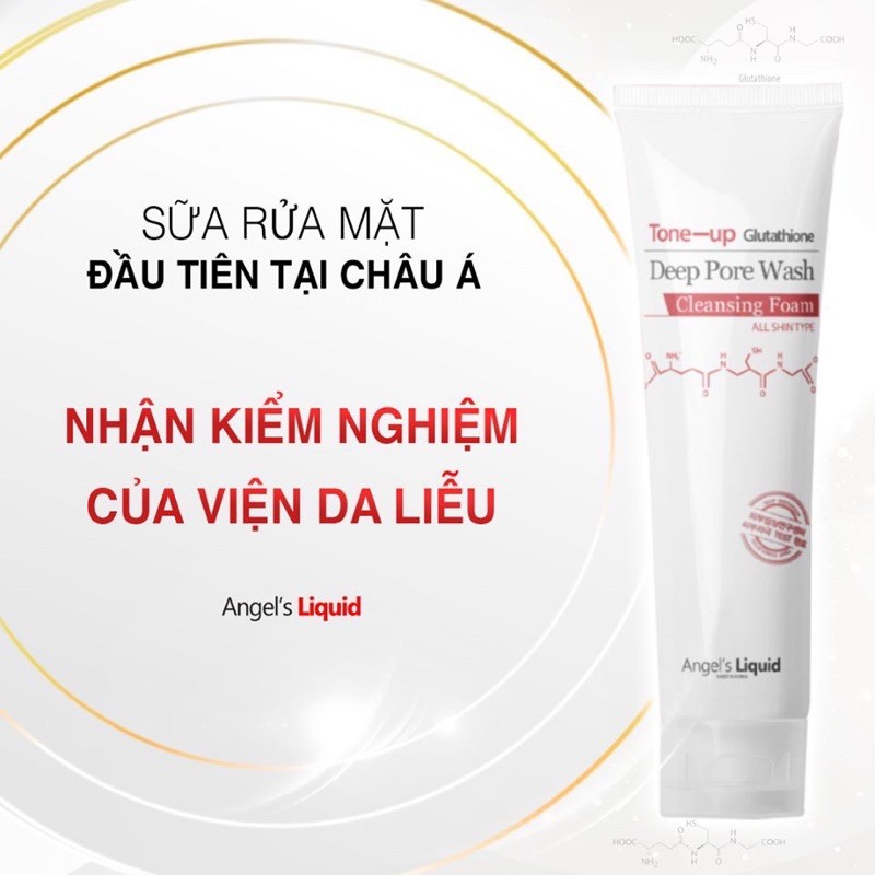 Sửa rửa mặt dưỡng trắng, làm sạch sâu Angel’s