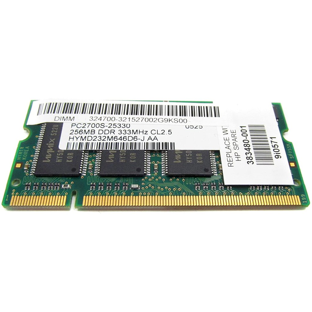 Ram Laptop DDR1 256M bus 266 333 400 nhiều hiệu, hàng zin giá tốt