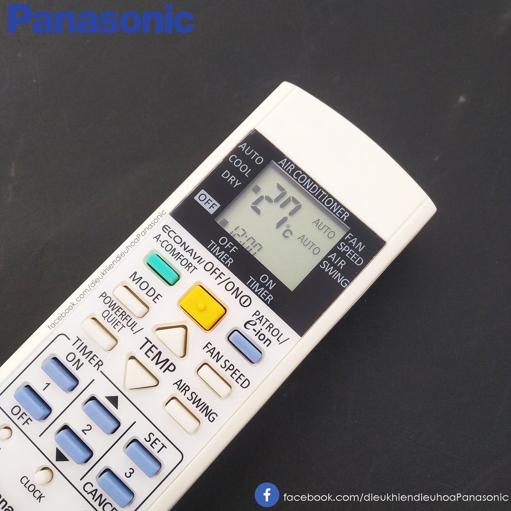 Điều khiển điều hòa Panasonic 1 chiều ECONAVI E-ion