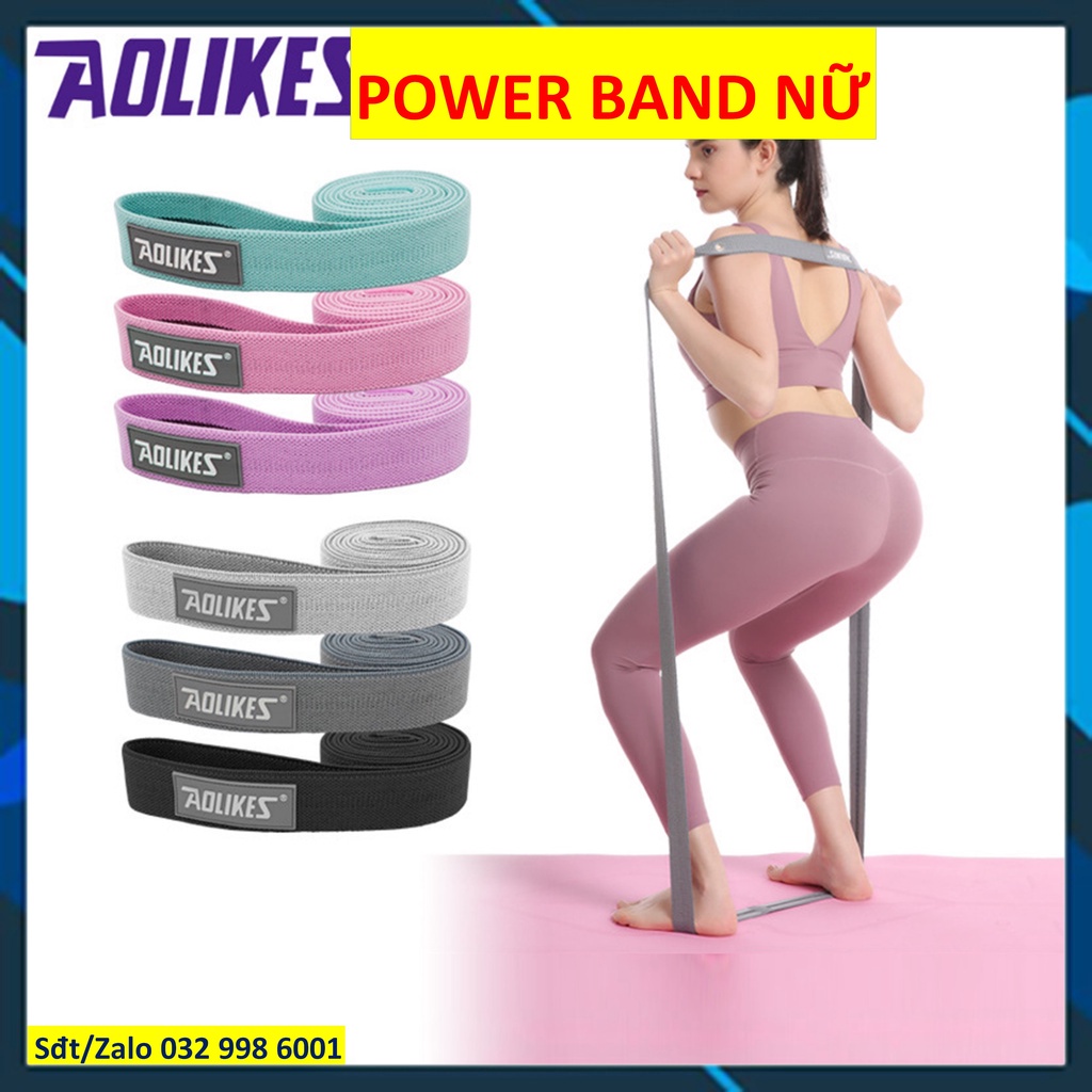 Dây kháng lực tập gym Yoga Dây kháng lực Power band toàn thân 3602 Superband Proesce Miniband Aolikes 3604 3601 ddcg