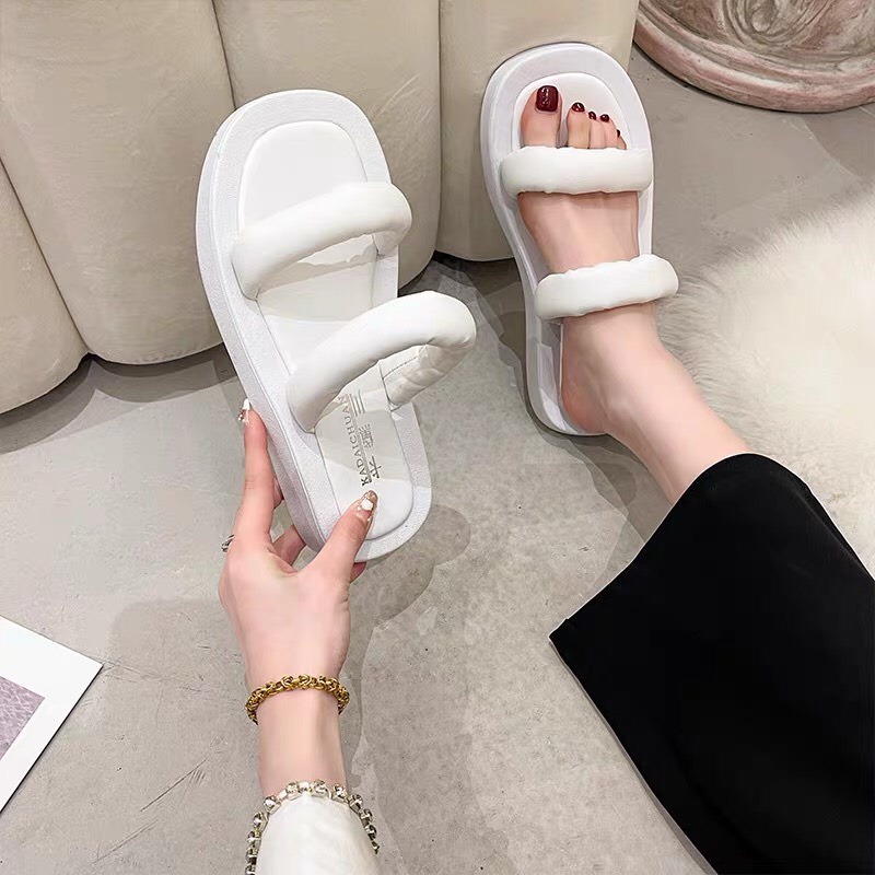 Dép hai quai ngang quai phồng đế đúc siêu xinh