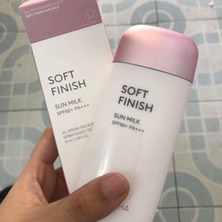 Kem chống nắng Missha Soft Finish Sun Milk SPF 50 PA+++ (70ml)