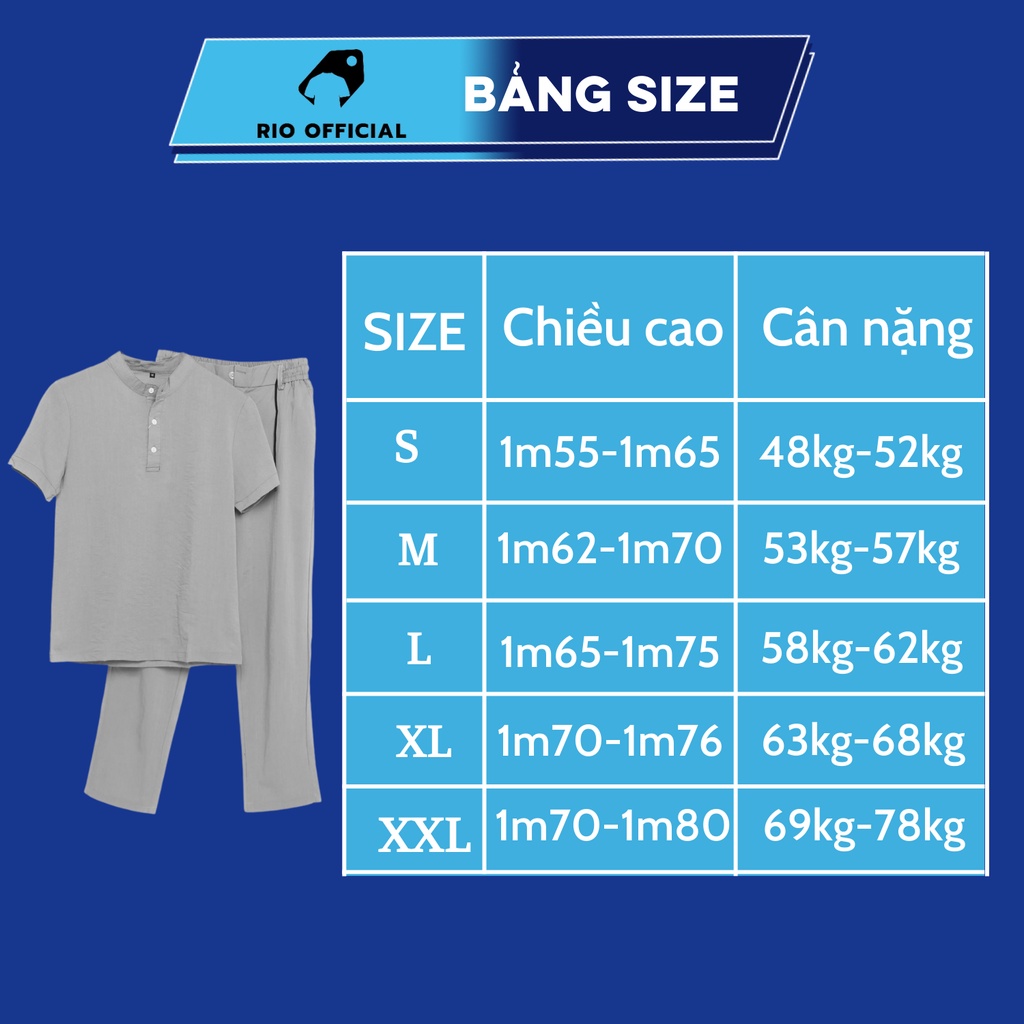 Bộ đũi nam chất liệu đũi xước cao cấp, bộ đũi cộc mùa hè trẻ trung chất siêu mềm và mịn
