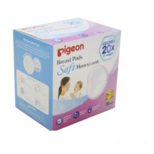 Miếng Lót Thấm Sữa Pigeon 3D Siêu Mềm ✔Hộp 30 Miếng