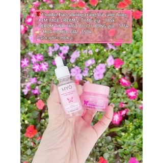 Combo face dưỡng trắng da căng bóng (