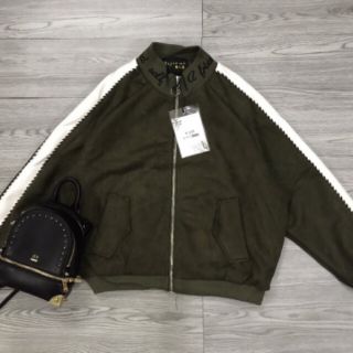 ÁO KHOÁC DA LỘN BOMBER ( hàng QC)