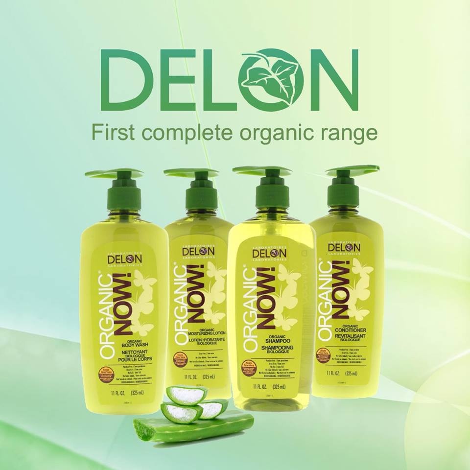 Bộ Gội Xã, Sữa Tắm Sữa Tắm Toàn Thân DELON Organic Now Dòng Sản Phẩm Hữu Cơ Toàn Diện 325ml