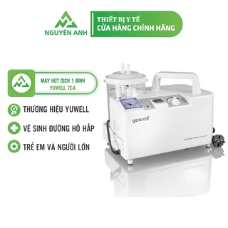 Máy hút dịch 1 bình 7E-A Yuwell cho người lớn và trẻ em vệ sinh đường hô hấp - Y Tế Nguyên Anh