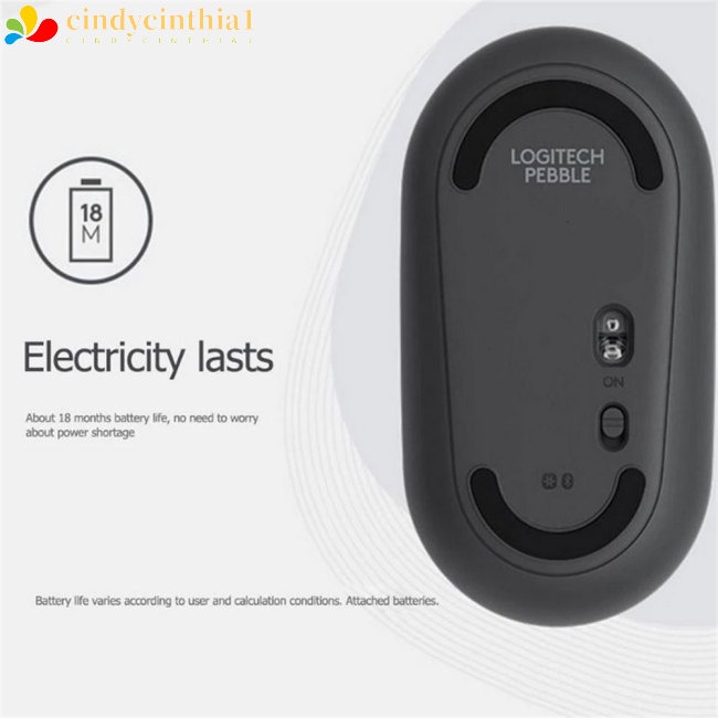 Chuột Bluetooth Không Dây Logitech Pebble M350 5.2+2.4G