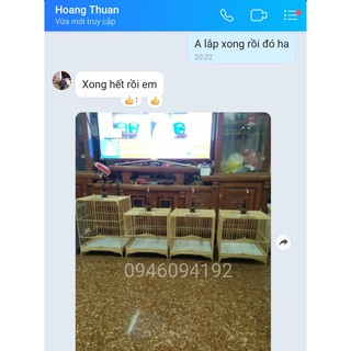 Lồng chim chào mào vuông
