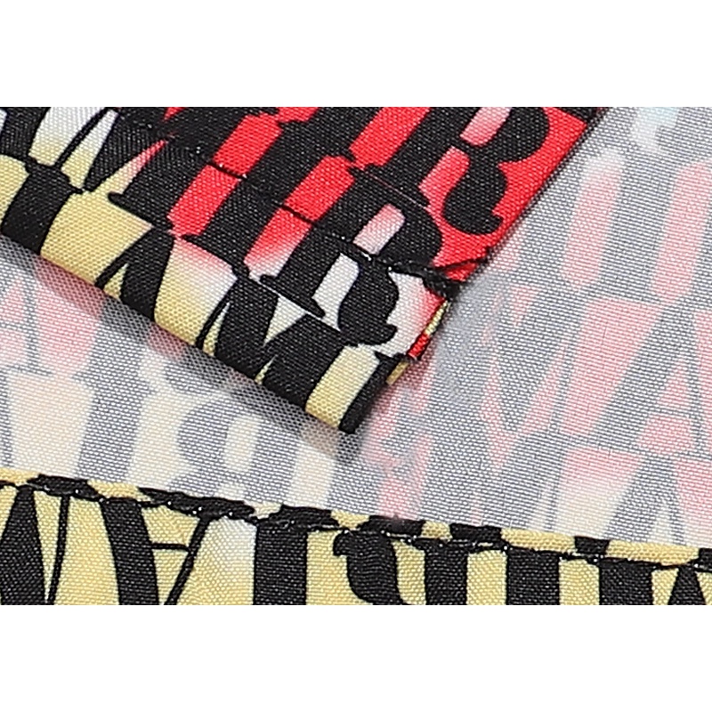 Áo Sơ Mi Tay Ngắn Thoải Mái In logo Chữ Nhiều Màu Sắc Bắt Mắt