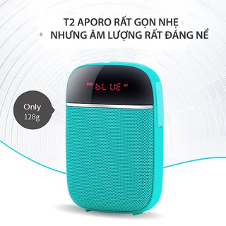Máy trợ giảng APORO T2 có dây bluetooth 4.0 ( tặng 1 cục sạc nguồn và 1 túi đựng hãng )