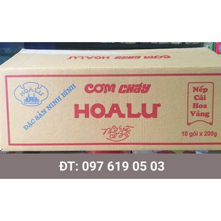 Combo 10 gói cơm cháy Hoa Lư nếp cái hoa vàng