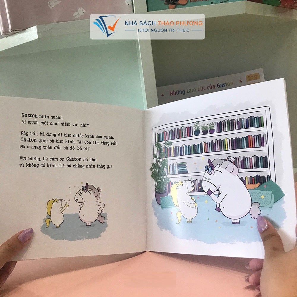 Sách Ehon thông minh cảm xúc -  Những cảm xúc của Gaston: Con sợ hãi