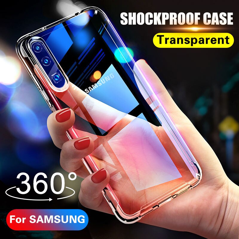Ốp điện thoại mềm trong suốt cho Samsung Galaxy A10S A30S A50S A10 A20 A30 A50 A70 A80 A01 A31 A51 A71 M31