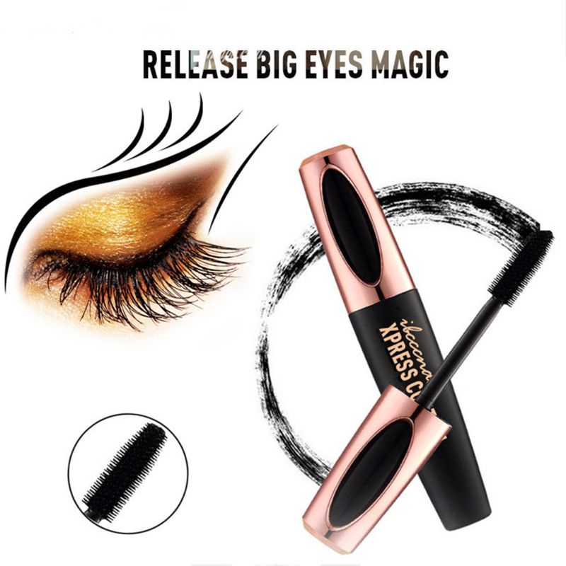 [Hàng mới về] Mascara sợi tơ 4D màu đen làm dài và cong mi 10MK chống thấm nước lâu trôi
