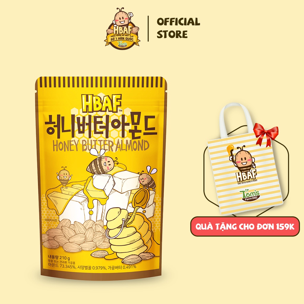 [HB GIFT] Túi vải Tom's Farm HBAF Hàn Quốc