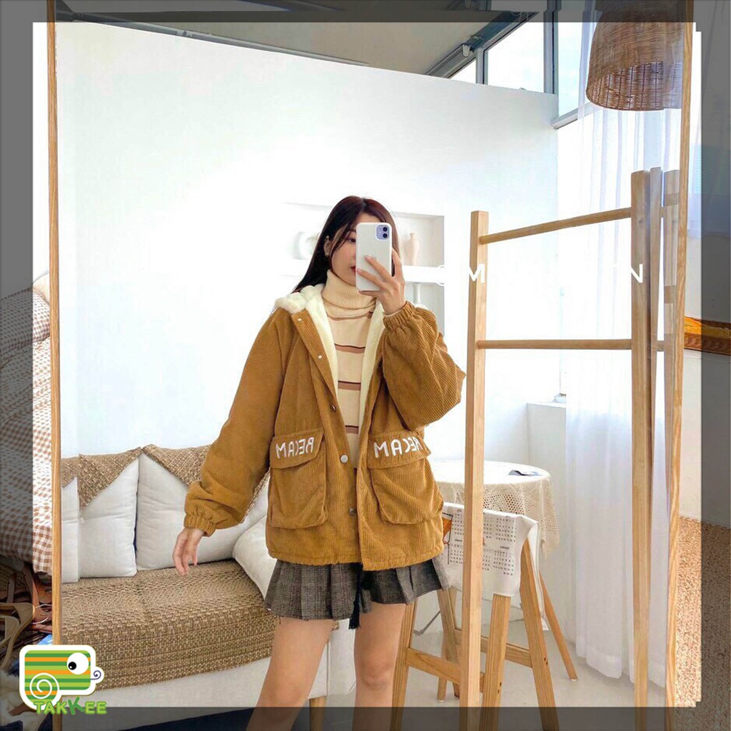 KHOÁC NHUNG LÓT LÔNG PHONG CÁCH TRẺ TRUNG THỜI TRANG HOT