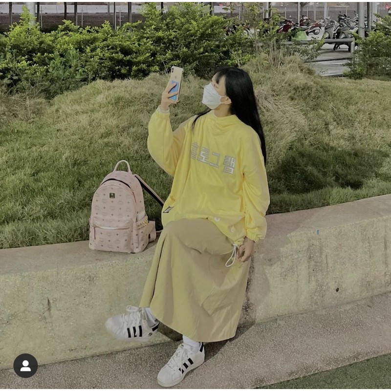 ÁO HOODIE 1/2 ZIP - Vàng | BigBuy360 - bigbuy360.vn