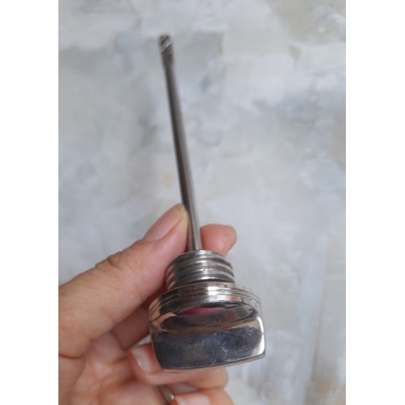 Thăm nhớt Inox đặc xe Dream ,Wave