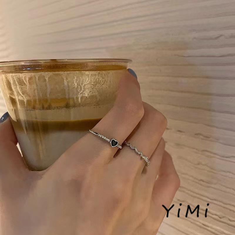 Nhẫn Đeo Tay Kim Loại Đính Đá Màu Sắc Sang Trọng Cho Nữ