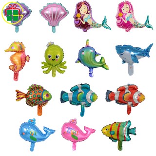 1 Bong Bóng Lá Nhôm Chủ Đề Sinh Nhật Hình Cá Mập