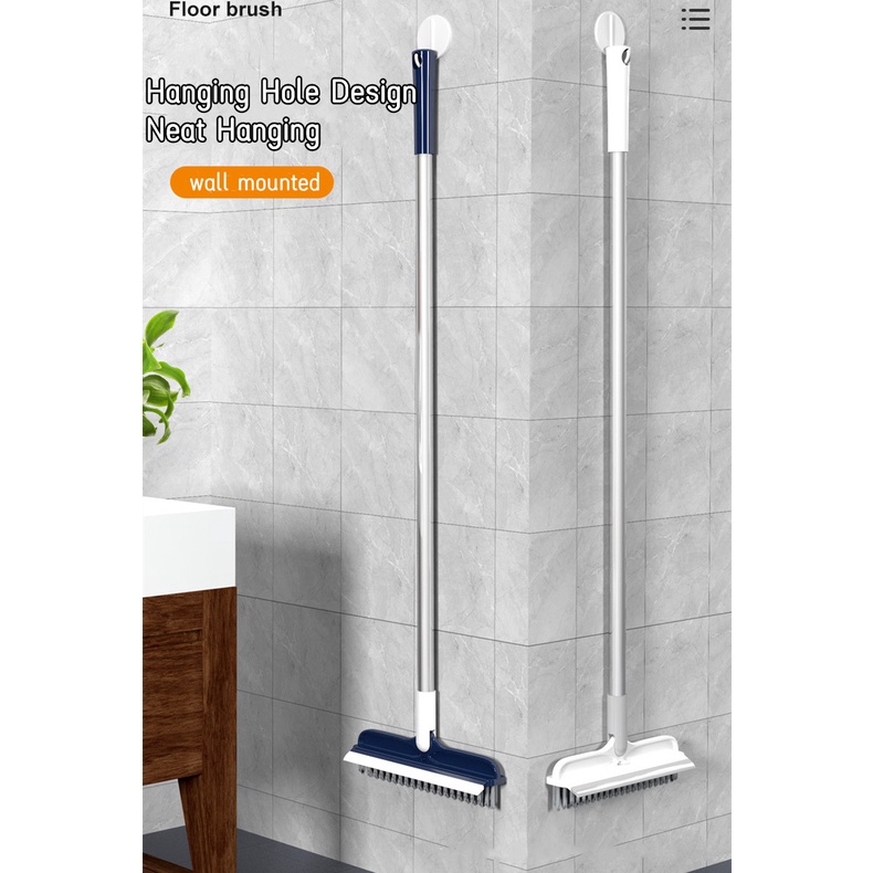 Bàn Chải Vệ Sinh Sàn Nhà 2 Trong 1 Cán Dài Tiện Dụng