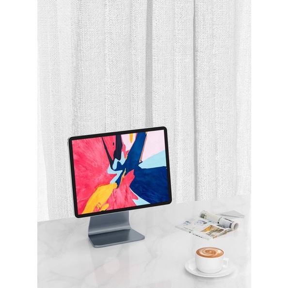 Giá đỡ nhôm hít nam châm dành cho Ipad air 4 / 11 inch 2018 - 11 inch 2021 / 12.9 2018 - 12.9 2021 M1 - Chính Hãng Wiwu