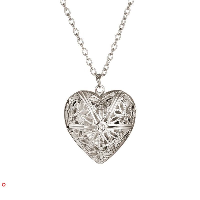 Dây chuyền thiết kế kiểu khung ảnh hình trái tim 1 ngăn