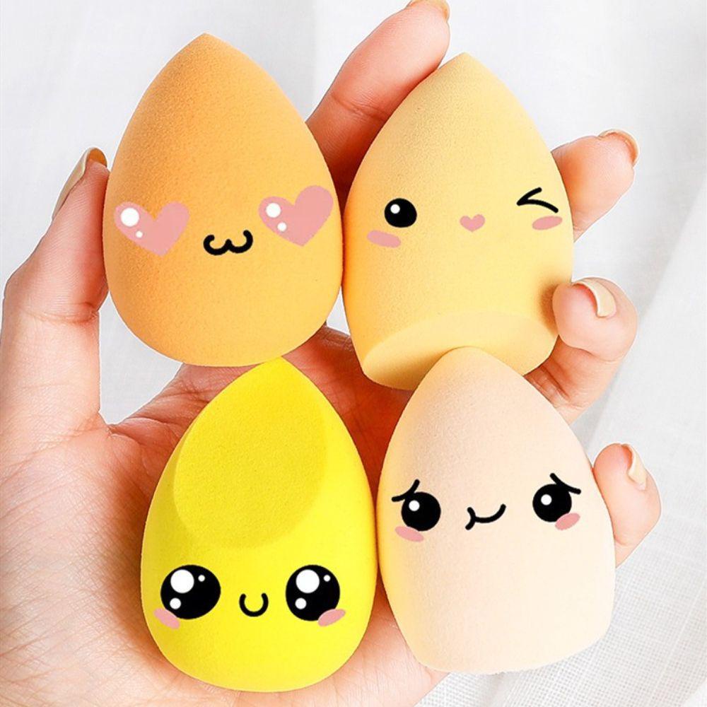 Set 4 Mút Trang Điểm Hình Quả Trứng Tiện Dụng