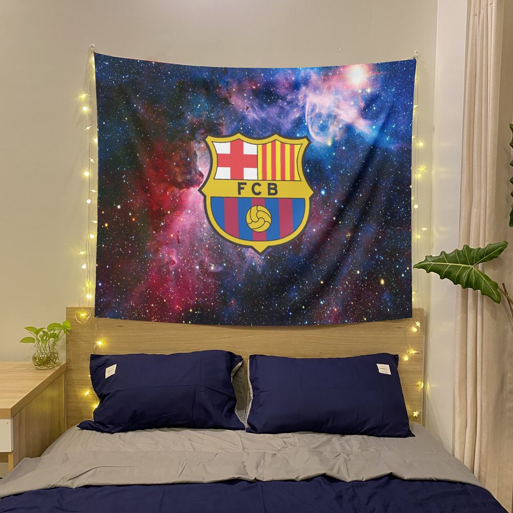 ⚽Kèm Dây Đèn &amp; Móc Treo⚽Đội bóng hot được yêu thích Arsenal, Barca, Barcelona, FCB⚽Tranh vải treo tường NHÀ MÂY