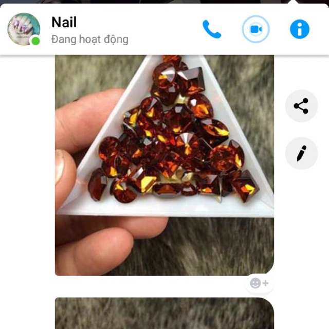 Đá gắn móng