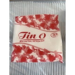 Khăn giấy ăn tin-o, khăn giấy rút, khăn giấy vuông - bịch 50 tờ