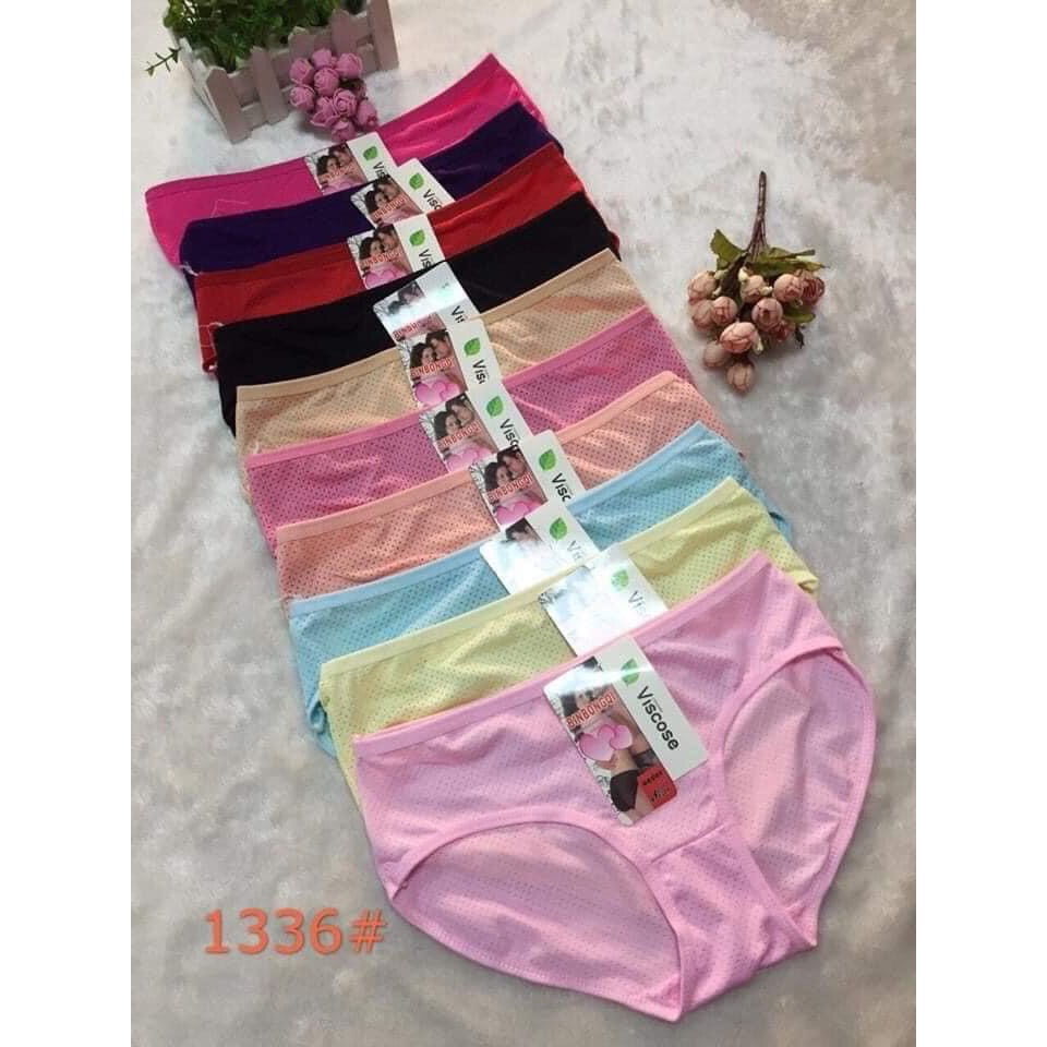 Combo sét 10 quần lót nữ chất Su thông hơi Thái Lan mềm mịn phom 40- 60 kg