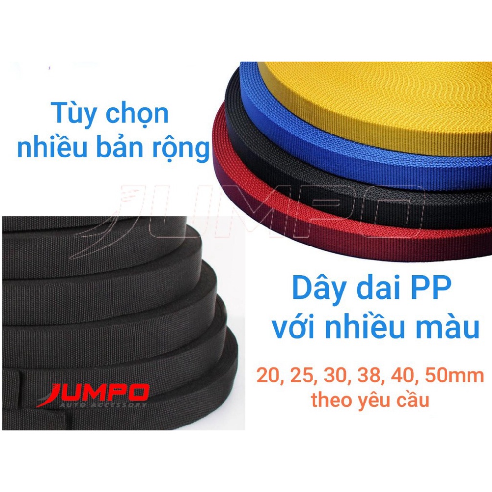 Cuộn 100m Dây đai PP bản 25mm đen