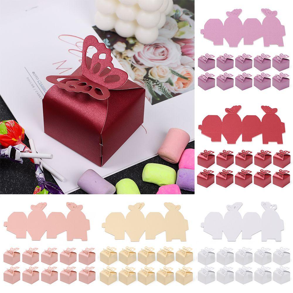 Bộ 10 Hộp Giấy Đựng Kẹo Cưới