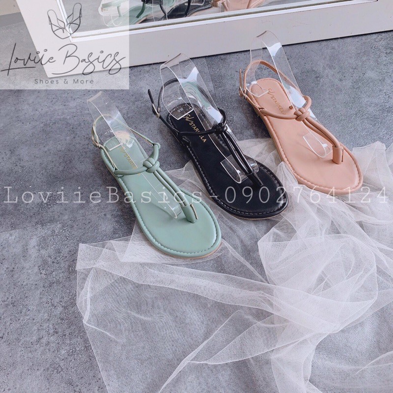 SANDAL XỎ NGÓN NỮ LOVIIE BASICS - GIÀY SANDAL NỮ CHIẾN BINH QUAI CHÉO DÂY MẢNH S210325