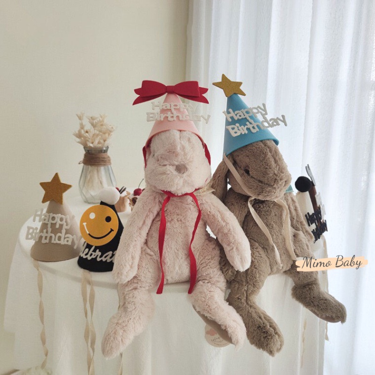 Mũ nón trang trí sinh nhật hình chóp phong cách hàn quốc Mimo Baby M67