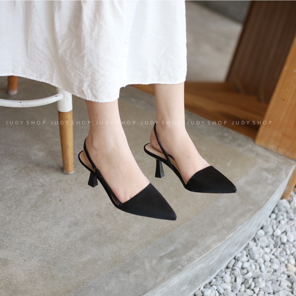 SANDAL SLINGBACK CAPELLA  MŨI NHỌN GÓT 7P