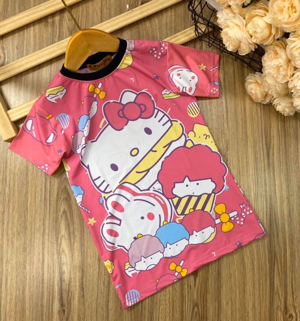 Đầm suông thun lạnh 3d