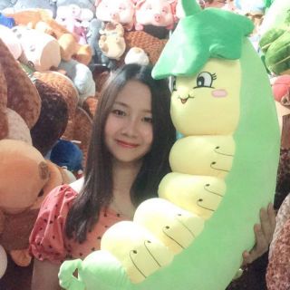 Gối ôm.3d con sâu 90cm
